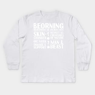 Beorning - LoTRO Kids Long Sleeve T-Shirt